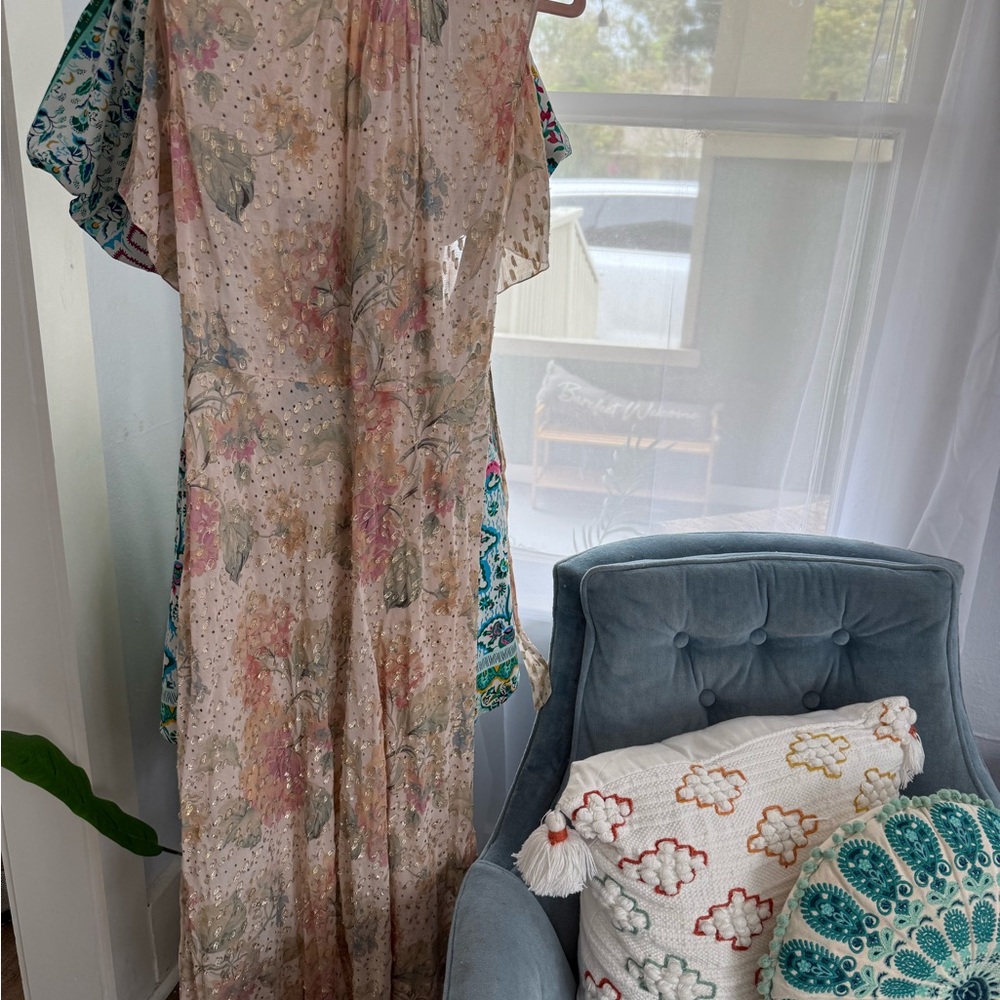 RED Valentino Cream and Pink Accent Pillows